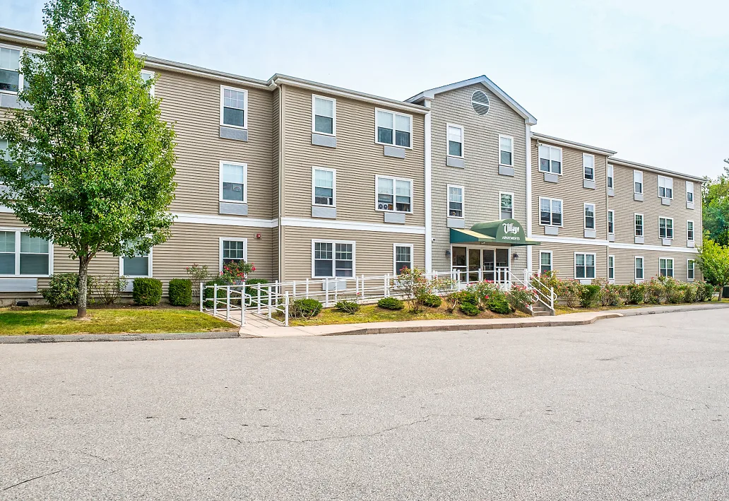 Outdoor image of the Arden House at Village apartments.