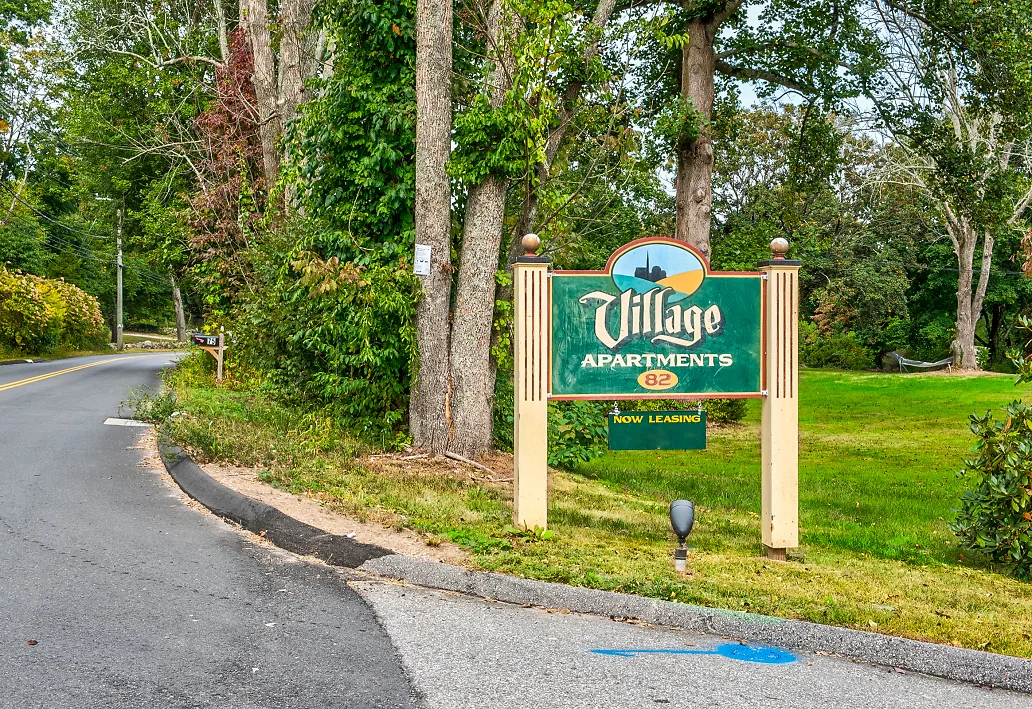Outdoor image of the Arden House at Village apartments.
